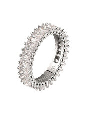 Morellato Сверкающее кольцо с прозрачными цирконами Baguette SAVP100 цена и информация | Кольцо | kaup24.ee