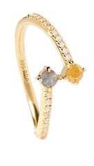 PDPAOLA Элегантное позолоченное кольцо с цирконами VILLA AN01-647 цена и информация | Кольца | kaup24.ee