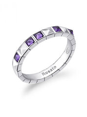Hõbesõrmus naistele Rosato RZCU92, hõbedane hind ja info | Sõrmused | kaup24.ee