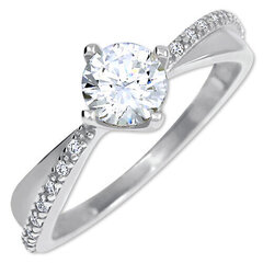 Brilio Золотое женское кольцо с кристаллами 229 001 00806 07 цена и информация | Кольцо | kaup24.ee