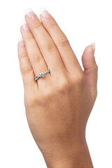 Kuldsõrmus kristallidega Brilio 229 001 00806 07 57 mm hind ja info | Sõrmused | kaup24.ee