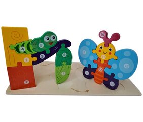 Ruumiline Liblika arengu pusle цена и информация | Игрушки для малышей | kaup24.ee