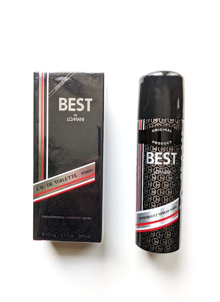 Komplektid meestele Best tualettvesi 100ml + deodorant 200ml EDT+DEO цена и информация | Meeste parfüümid | kaup24.ee