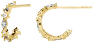 Позолоченные серебряные серьги с блестящими цирконами Pdpaola Ombre Gold AR01-219-U цена и информация | Серьги | kaup24.ee