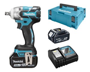 Akulööktrell Makita DTW285RTJ 1/2 цена и информация | Шуруповерты, дрели | kaup24.ee