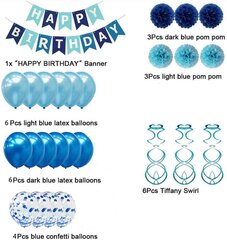 Sünnipäeva aksesuaaride komplekt Happy Birthday hind ja info | Peokaunistused | kaup24.ee