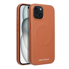 Кожаный чехол Roar Mag для iPhone 15 Plus (6,7″) - Коричневый цена и информация | Чехлы для телефонов | kaup24.ee