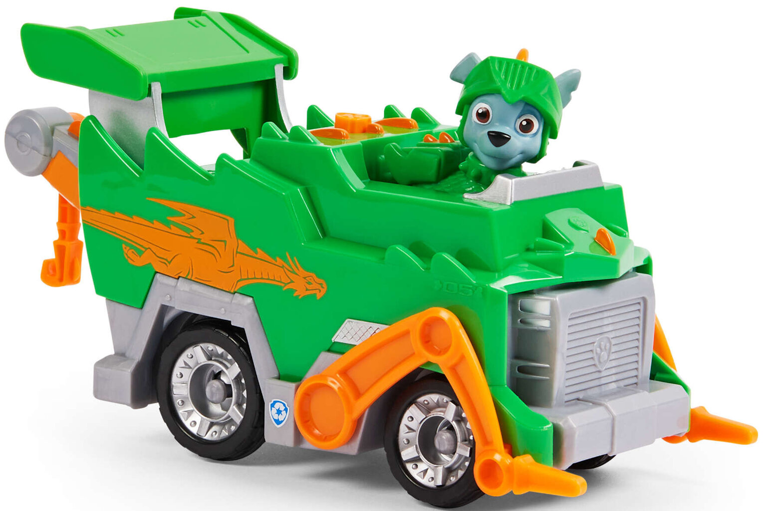 Sõiduki veoauto + figuur Rocky Rescue Knights Paw Patrol hind ja info | Poiste mänguasjad | kaup24.ee