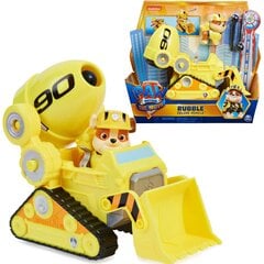 Bulldozer Paw Patrol Rubble Deluxe ehitusauto koos kaatri + figuuriga The Movie Film hind ja info | Poiste mänguasjad | kaup24.ee