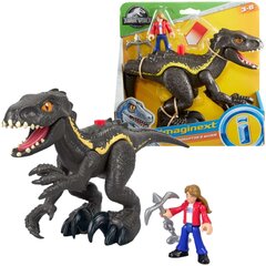 Zestaw Jurassic World Figurki dinozaur Indoraptor i Maisie цена и информация | Игрушки для мальчиков | kaup24.ee