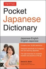 Tuttle Pocket Japanese Dictionary: Japanese-English English-Japanese Completely, Revised and Updated Second Edition hind ja info | Võõrkeele õppematerjalid | kaup24.ee