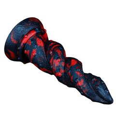 Dildo Dark Red Brand, must цена и информация | Фаллоимитаторы | kaup24.ee