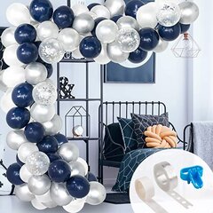 Balloon Garland, 120tk ,mereväe sinine-valge цена и информация | Шарики | kaup24.ee