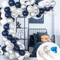 Balloon Garland, 120tk ,mereväe sinine-valge цена и информация | Õhupallid | kaup24.ee