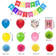 Sünnipäeva õhupalli kaunistamine - värvikas hind ja info | Õhupallid | kaup24.ee