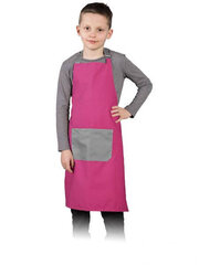 Laste tööpõll, roosa ja hall hind ja info | Köögirätikud, pajakindad, põlled | kaup24.ee