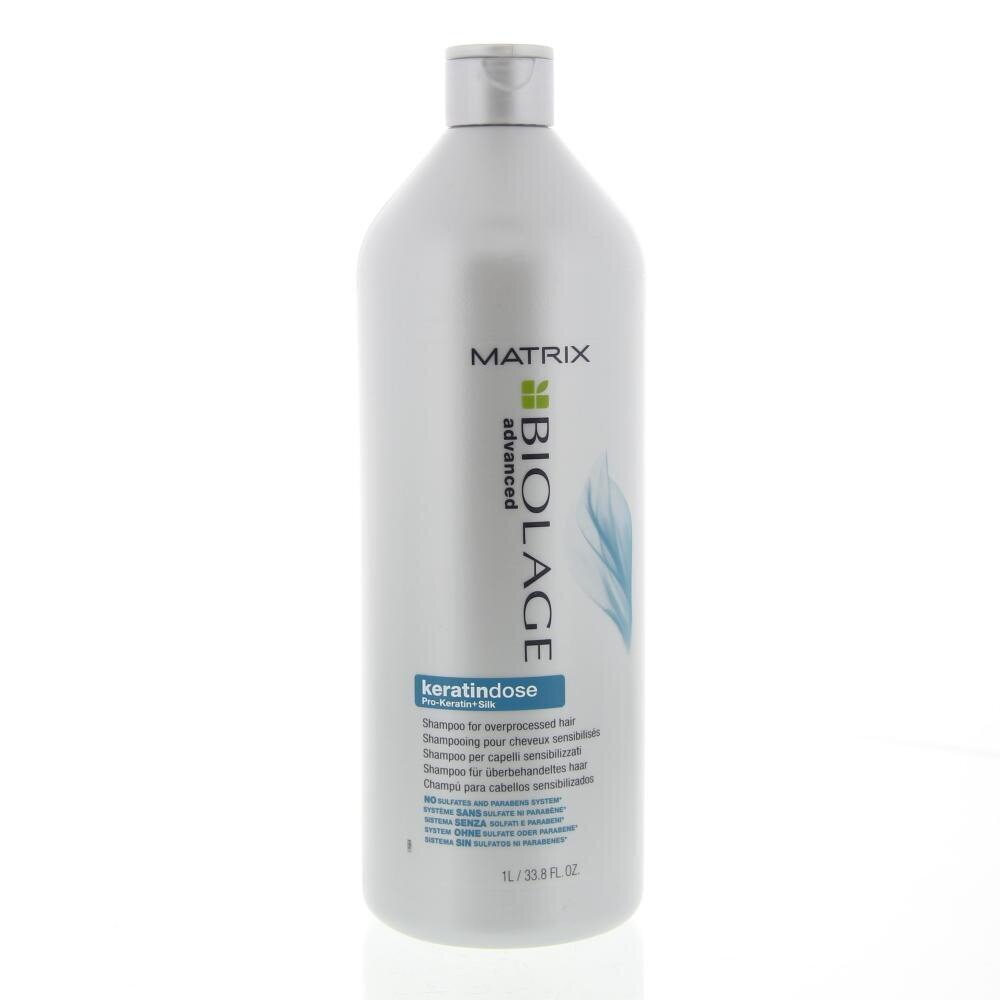 Taastav šampoon Matrix Biolage Advanced Keratindose Pro-Keratin + Silk 1000 ml цена и информация | Šampoonid | kaup24.ee
