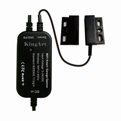 KingArt WiFi+RF garaažiukse avaja, eWeLinkiga ühilduv, olekuanduri ja auto RF kaugjuhtimispuldiga цена и информация | Датчики | kaup24.ee