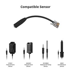 Sonoff AL010, RJ9 4P4C adapter (varem ostetud SI7021, AM2301, DS18B20 või MS01 andurite ühendamiseks Sonoff TH R3 releedega) цена и информация | Датчики | kaup24.ee