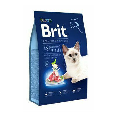 Brit Dry Premium Sterilized steriliseeritud kassidele koos lambaga, 1,5 kg hind ja info | Kuivtoit kassidele | kaup24.ee