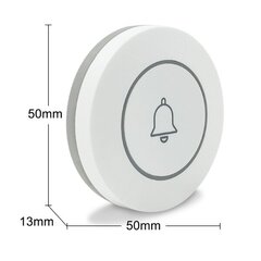 Кнопка SmartWise RF (дверной звонок) цена и информация | Дверные звонки, глазки | kaup24.ee
