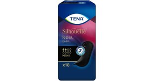 Sidemed Tena Silhouette Noir Mini, 18 tk hind ja info | Mähkmed, hügieenisidemed, ühekordsed linad täiskasvanutele | kaup24.ee