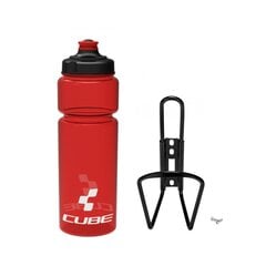 Pudel ja hoidja Cube Icon, 750ml, punane hind ja info | Cube Sport, puhkus, matkamine | kaup24.ee