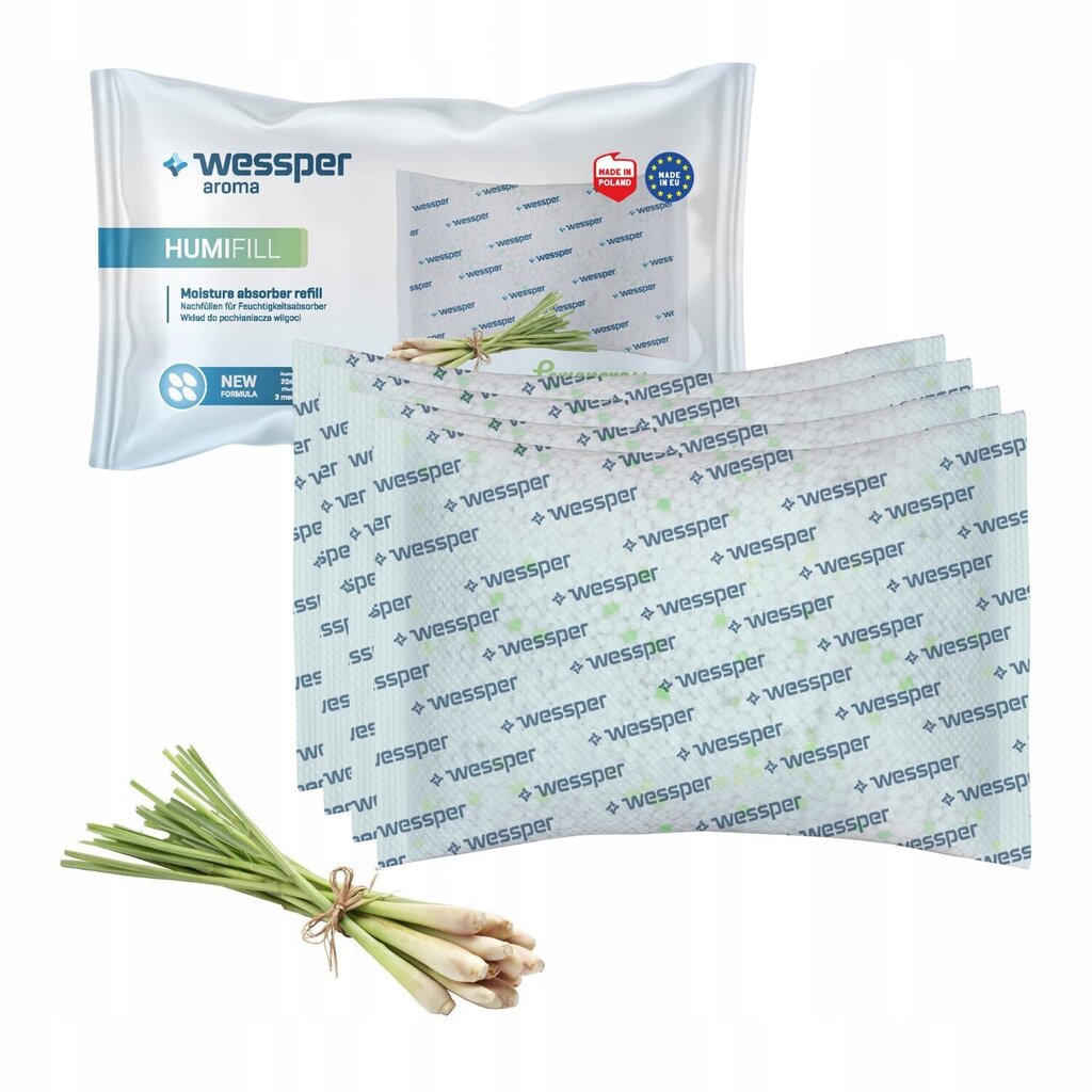 Wessper Humifill Lemongrass, 4 tk цена и информация | Õhukuivatid | kaup24.ee