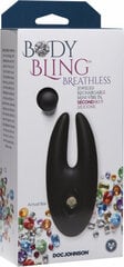 Kliitori vibraator Body Bling Breathless, must hind ja info | Vibraatorid | kaup24.ee