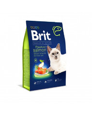 Brit Dry Premium steriliseeritud kassidele koos lõhega, 8 kg цена и информация | Сухой корм для кошек | kaup24.ee