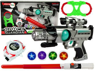 Бластер лазерный для мальчиков Lean Toys Космический защитник цена и информация | Игрушки для мальчиков | kaup24.ee