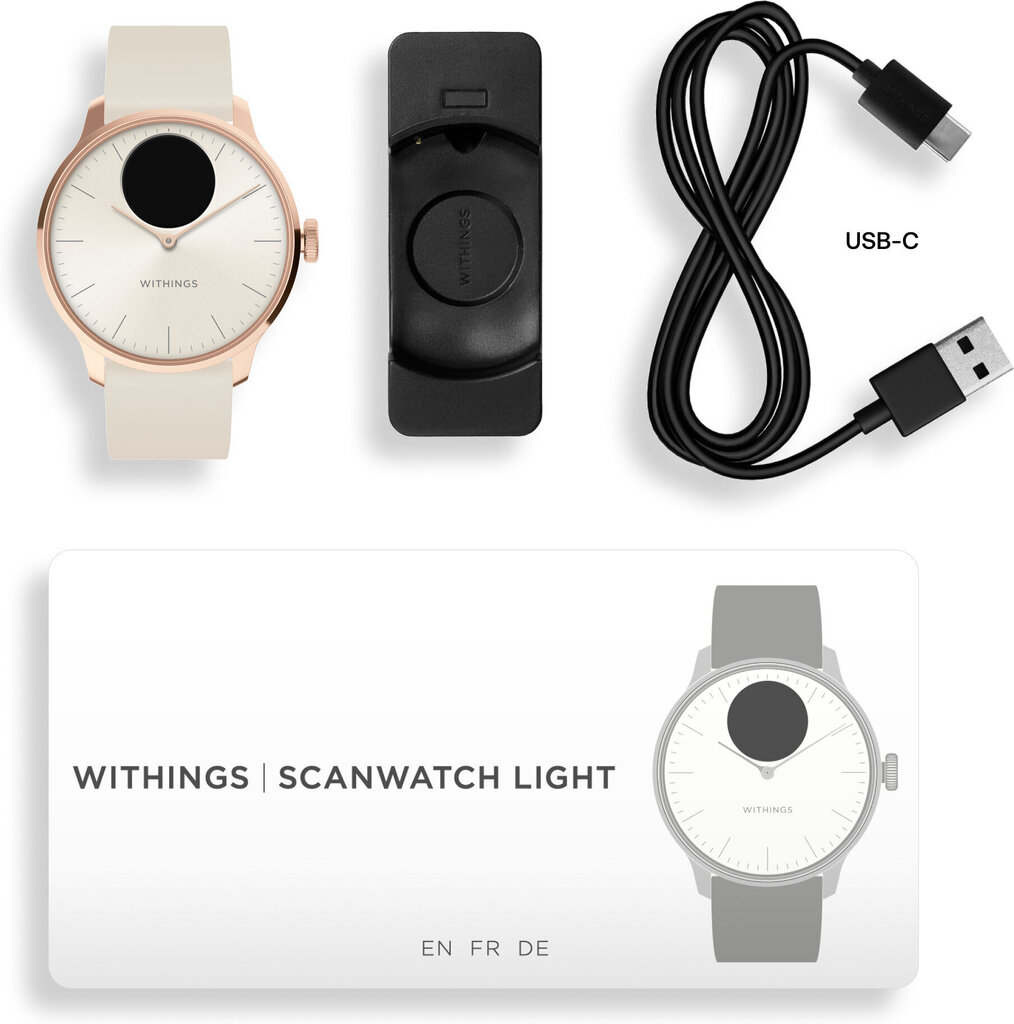 Withings ScanWatch Light Hybrid Sand hind ja info | Nutikellad (smartwatch) | kaup24.ee