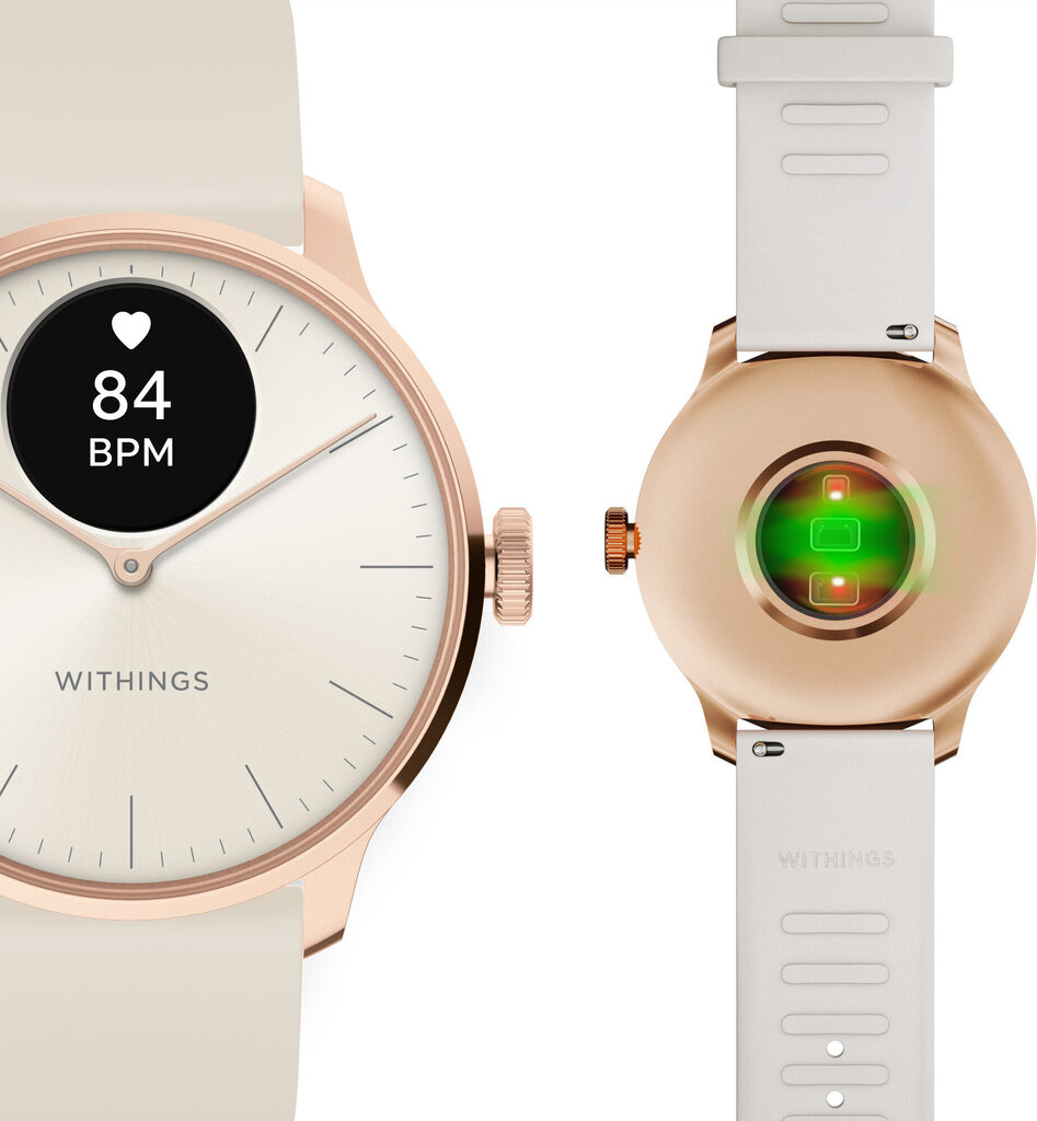 Withings ScanWatch Light Hybrid Sand цена и информация | Nutikellad (smartwatch) | kaup24.ee