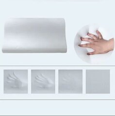 Подушка для шеи, ортопедическая подушка MEMORY FOAM 30х50см цена и информация | Подушки | kaup24.ee