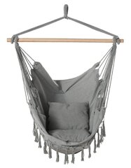 Brazilian swing swing armchair boho gray XXL hind ja info | Võrkkiiged | kaup24.ee