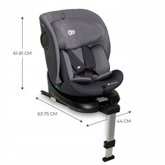 Turvatool Kinderkraft I-360 i-Size, 0-36kg, grey hind ja info | Turvatoolid | kaup24.ee