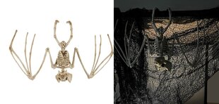Dekoratiivne nahkhiire skelett Halloweeniks цена и информация | Гудки для вечеринки Clown Face (4шт.) | kaup24.ee