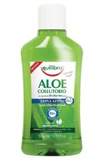 Жидкость для полоскания рта с экстрактом алоэ вера Equilibra Aloe Collutorio Triple Action 500 мл цена и информация | Для ухода за зубами | kaup24.ee