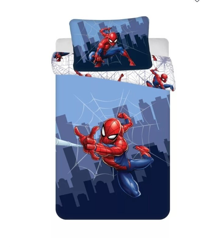 Beebi voodipesukomplekt Spiderman, 100 x 135 cm + 40 x 60 cm цена и информация | Beebide ja laste voodipesu | kaup24.ee