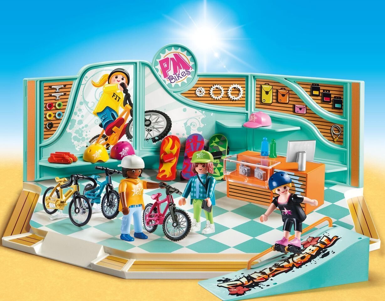 9402 PLAYMOBIL® City Life, Jalgratta ja rula kauplus hind ja info | Klotsid ja konstruktorid | kaup24.ee