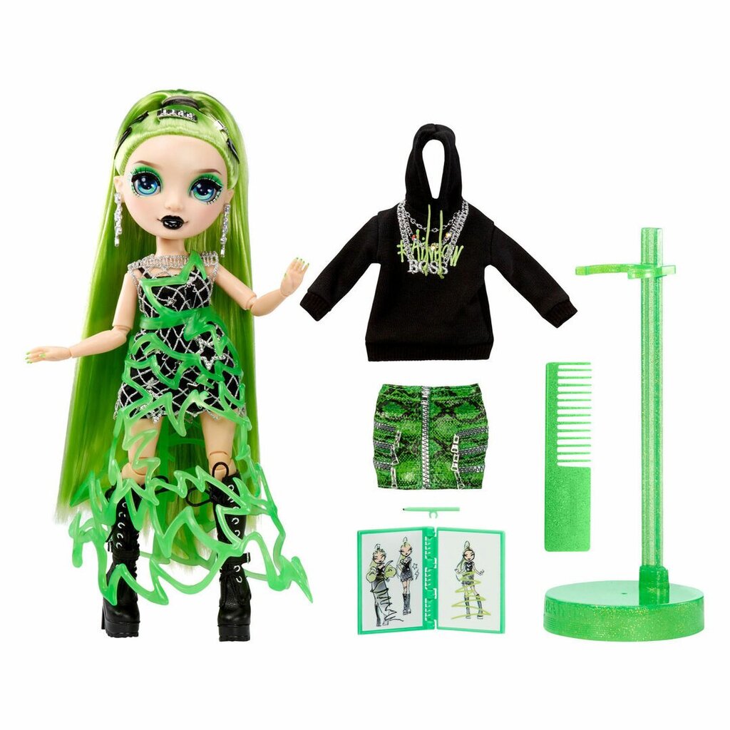 MGA Nukk Rainbow High Fantastic Fashion Doll-Green цена и информация | Tüdrukute mänguasjad | kaup24.ee