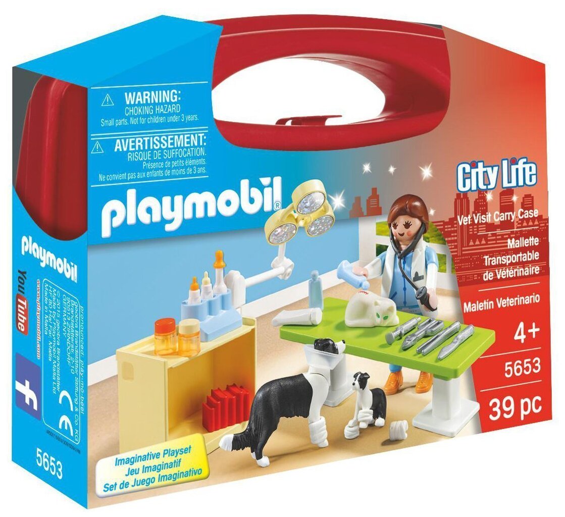 5653 PLAYMOBIL® City Life, Loomakliinik цена и информация | Klotsid ja konstruktorid | kaup24.ee