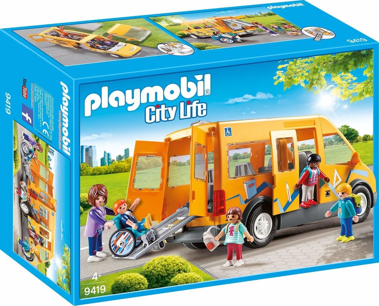 9419 PLAYMOBIL® City Life, Koolibuss цена и информация | Klotsid ja konstruktorid | kaup24.ee