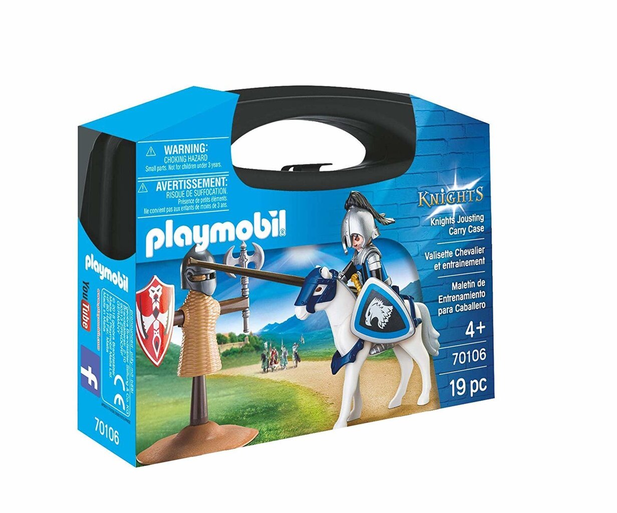 70106 PLAYMOBIL® Carrying Case, Rüütel цена и информация | Klotsid ja konstruktorid | kaup24.ee