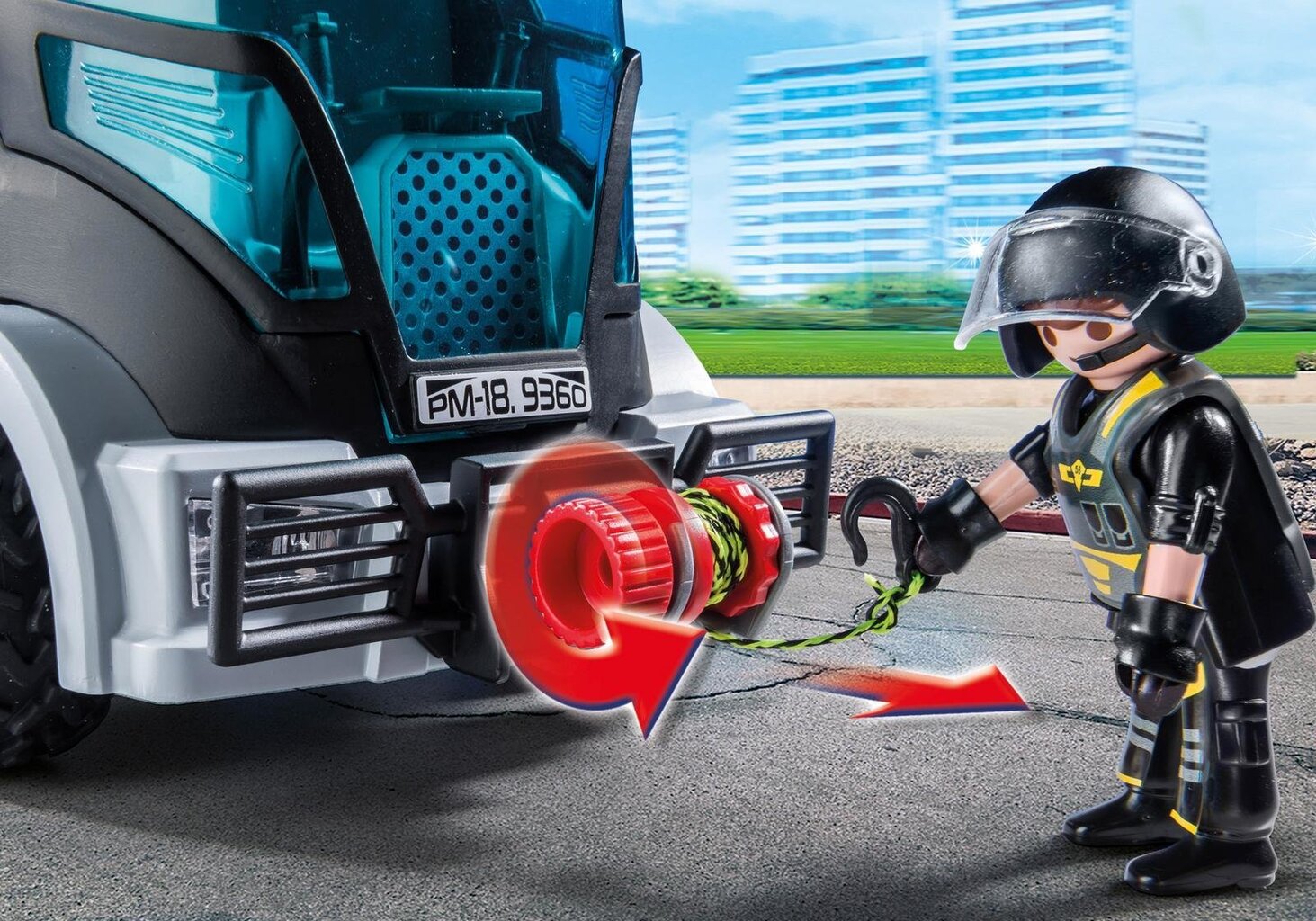 9360 PLAYMOBIL® City Action, Päästesõiduk koos helide ja valgusega цена и информация | Klotsid ja konstruktorid | kaup24.ee