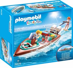 9428 PLAYMOBIL® Family Fun, Mootorpaat veealuse mootoriga цена и информация | Конструкторы и кубики | kaup24.ee