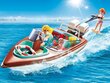 9428 PLAYMOBIL® Family Fun, Mootorpaat veealuse mootoriga цена и информация | Klotsid ja konstruktorid | kaup24.ee