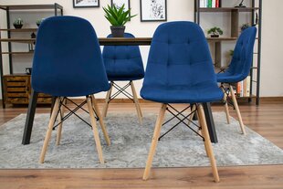3-tooli komplekt Dumo, sinine hind ja info | Söögilaua toolid, köögitoolid | kaup24.ee