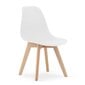 2-tooli komplekt Kito, valge hind ja info | Söögitoolid, baaritoolid | kaup24.ee