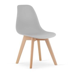 Комплект из 2 стульев Kito, серый цена и информация | Стулья для кухни и столовой | kaup24.ee
